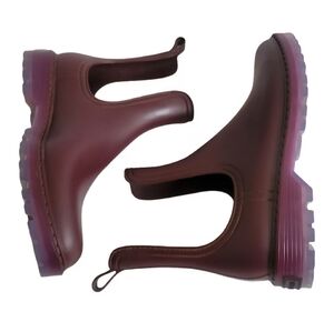 TONI PONS Chelsea Style Rain Boots, Chunky Sole Women's Size 10